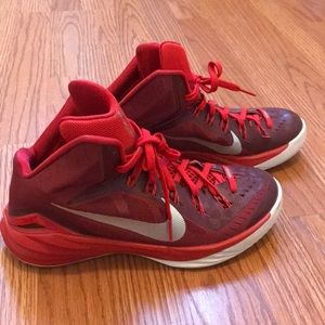 Nike Shoes: Hyperdunk Red Shoes